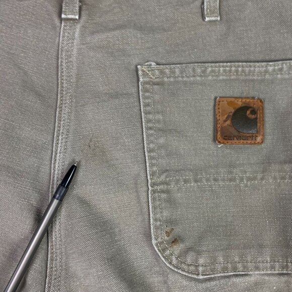 Carhartt B11 DES Carpenter Work Pants Men's 36 x 29 Canvas Cotton - Picture 9 of 15
